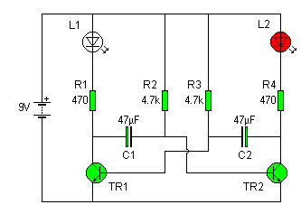 flashing lights circuit